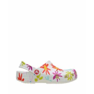 Crocs Classic Crafted Daisy Kids Clog - Chalk