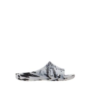 Crocs Saturday Marbled Men Slide - Black/White